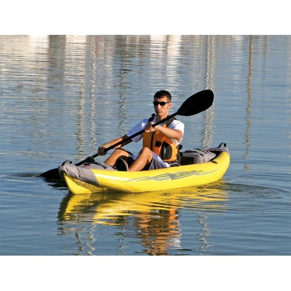 Advanced Elements StraitEdge Kayak 1er Kajak Luftboot Gelb 7 Advanced Elements StraitEdge Kayak 1er Kajak Luftboot Gelb – Bild 5