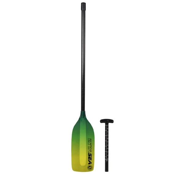 ExtaSea Carbon Kanu Stechpaddel Vario Professional Green 4 ExtaSea Carbon Kanu Stechpaddel Vario Professional Green – Bild 2