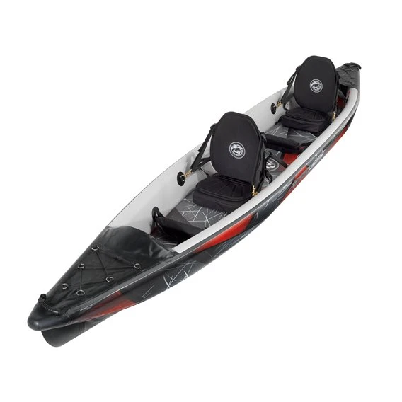 ExtaSea DS Double 473 Hochdruck Kajak Full Drop-Stitch 2er Luftkajak Set Red-grey 6 ExtaSea DS Double 473 Hochdruck Kajak Full Drop-Stitch 2er Luftkajak Set Red-grey – Bild 4