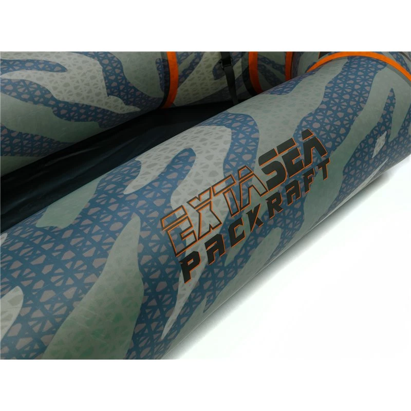 Extasea Packraft 210 1er Trekking Schlauchboot Camouflage TPU Ultra Leicht 7 Extasea Packraft 210 1er Trekking Schlauchboot Camouflage TPU Ultra Leicht – Bild 5