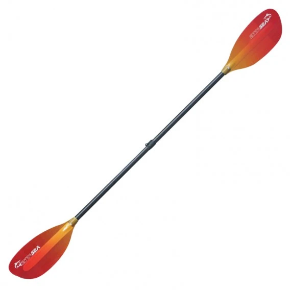 ExtaSea Pro-XL Carbon Vario Doppelpaddel | 220-240cm | 2-teilig | Red-yellow 4 ExtaSea Pro-XL Carbon Vario Doppelpaddel | 220-240cm | 2-teilig | Red-yellow – Bild 2