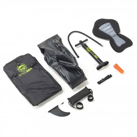 ExtaSea Race 285 1er Kajak Aufblasbar Drop-Stitch Schlauchboot Kajak Lime 4 ExtaSea Race 285 1er Kajak Aufblasbar Drop-Stitch Schlauchboot Kajak Lime – Bild 2