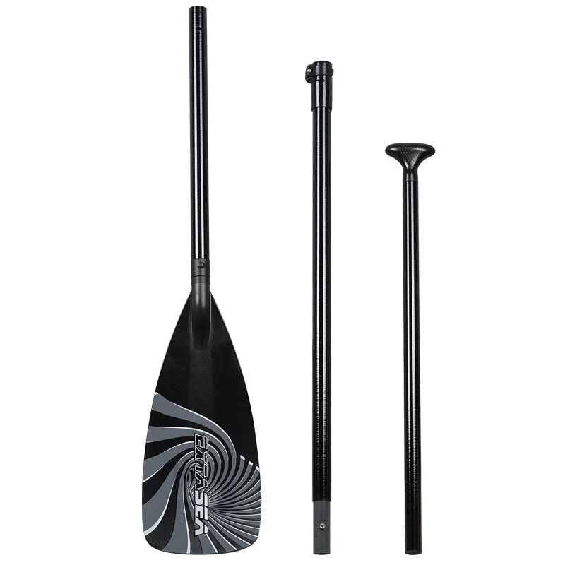 ExtaSea SUP Vario Fiberglas Paddel 3-teilig Black-grey 3 ExtaSea SUP Vario Fiberglas Paddel 3-teilig Black-grey