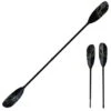 ExtaSea Tour Vario Fiberglas Doppelpaddel | 220-240cm | 2-teilig | Schwarz-grau -Paddel Verkäufe extasea tour vario fiberglas doppelpaddel 220 240cm 2 teilig schwarz anthrazit