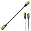 ExtaSea Tour Vario Fiberglas Doppelpaddel | 220-240cm | 2-teilig | Schwarz-lime -Paddel Verkäufe extasea tour vario fiberglas doppelpaddel 220 240cm 2 teilig schwarz lime