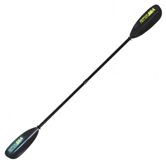 ExtaSea Tour Vario Fiberglas Doppelpaddel | 220-240cm | 2-teilig | Schwarz-lime 5 ExtaSea Tour Vario Fiberglas Doppelpaddel | 220-240cm | 2-teilig | Schwarz-lime – Bild 3